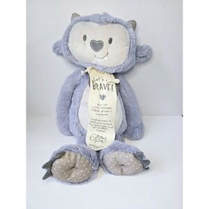 Demdaco plush stuffed  Growl Pals Lets Be Brave NWT 16" nursery baby